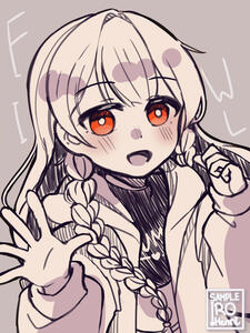 Sketch normal half body